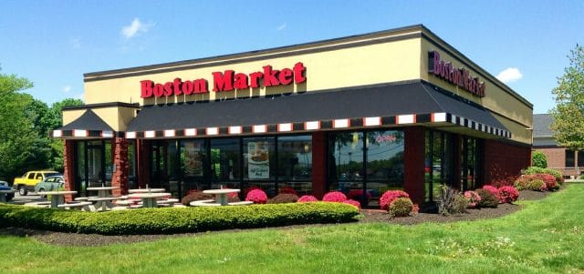 a building with a sign on it