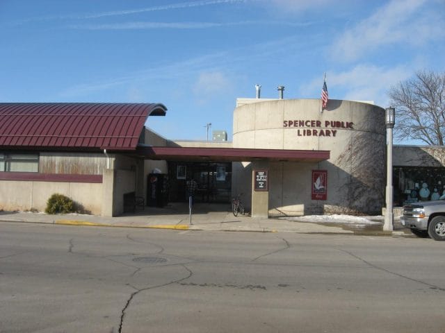 a building with a flag on top