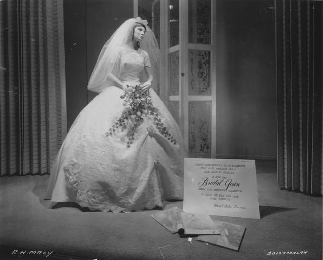 a person in a wedding dress