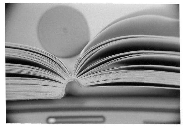 a close-up of a book