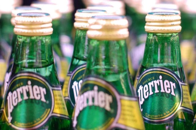 a group of green bottles