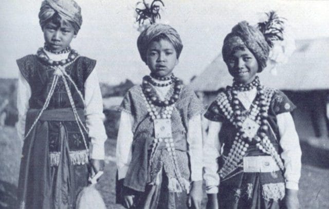 a group of men wearing traditional clothing
