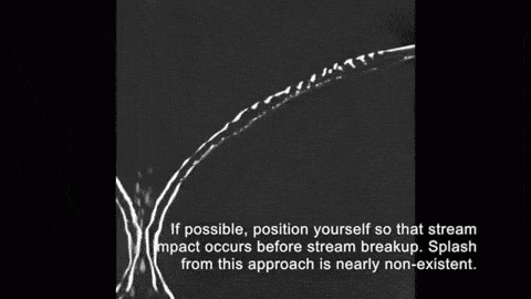 a black background with white lines