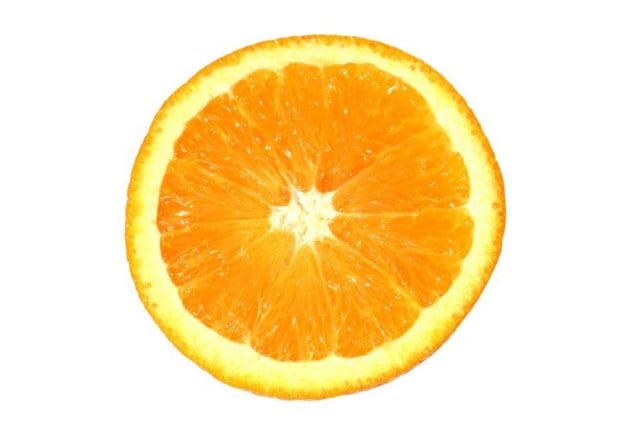 a half of an orange