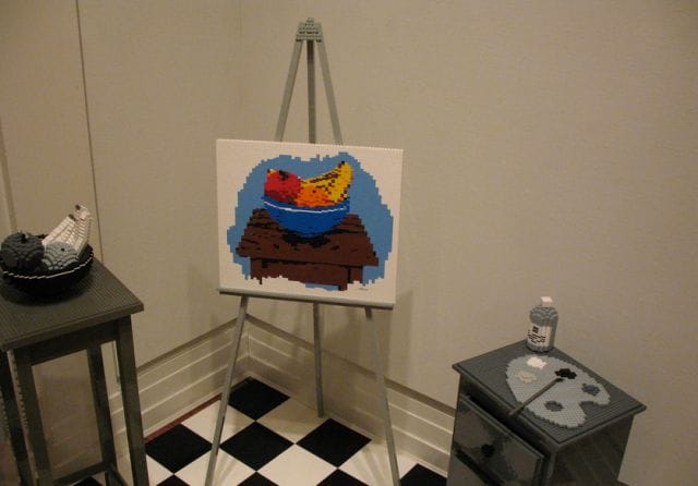 a painting on a wall