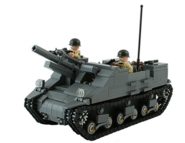 a couple of people on a tank