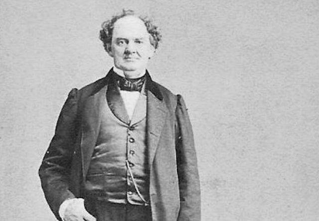 P. T. Barnum in a suit