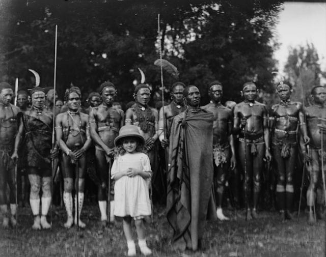 a group of people in clothing