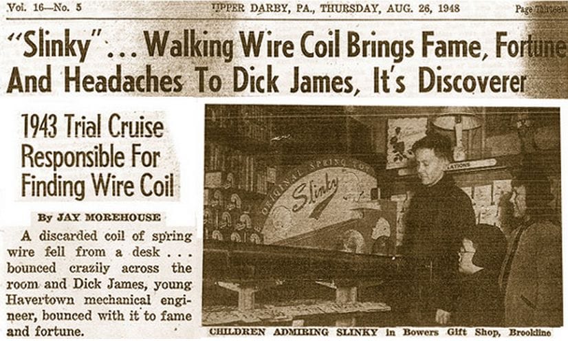 a newspaper with a person standing in front of a tractor