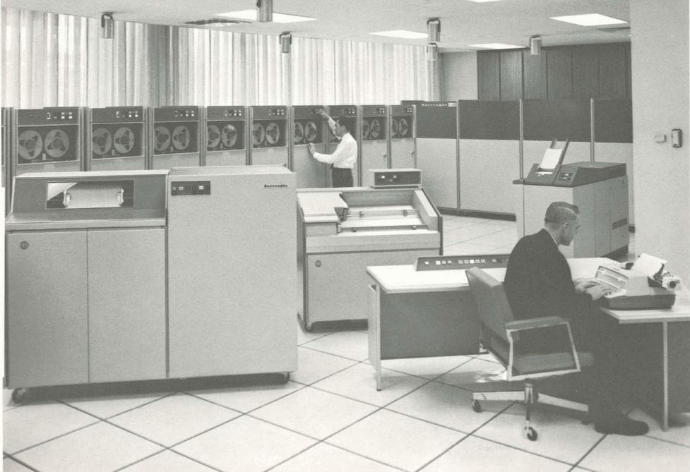 a person working in an office