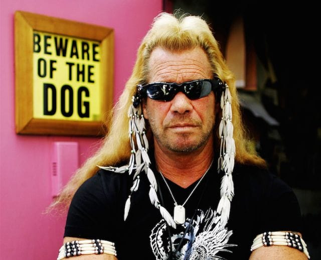 Duane 'Dog' Chapman with a large beard and sunglasses