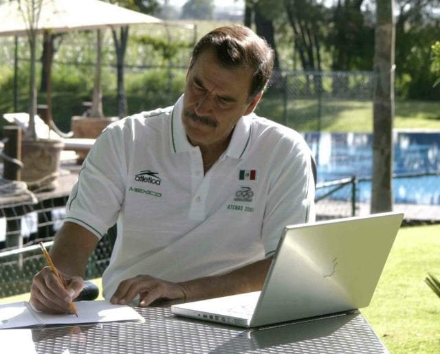 a man working on a laptop