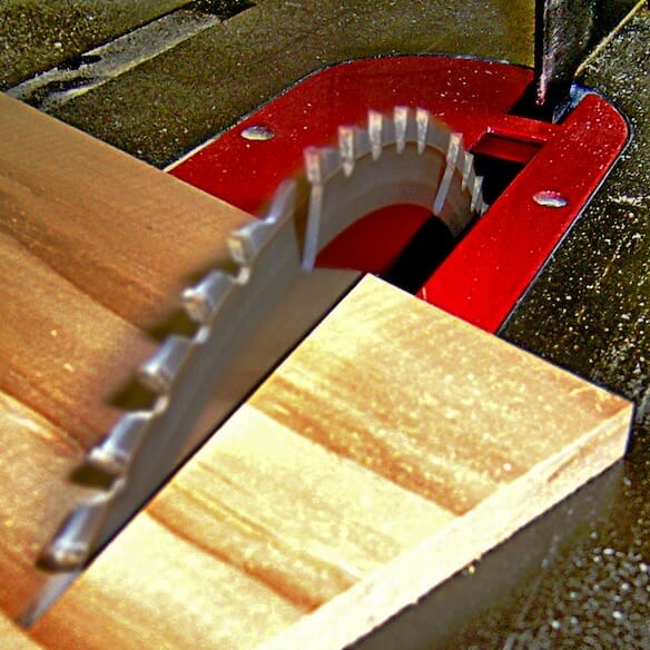 a fork on a red tray