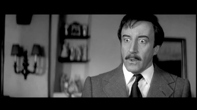 Peter Sellers with a mustache