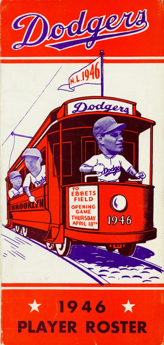 a poster with a cartoon of Leo Durocher et al.