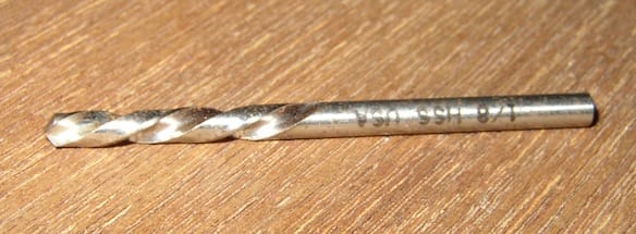 a silver and black knife