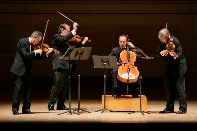 a group of men playing instruments