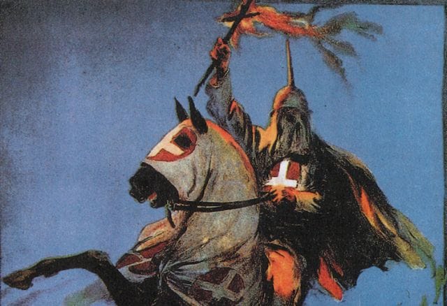 a person in a horse mask