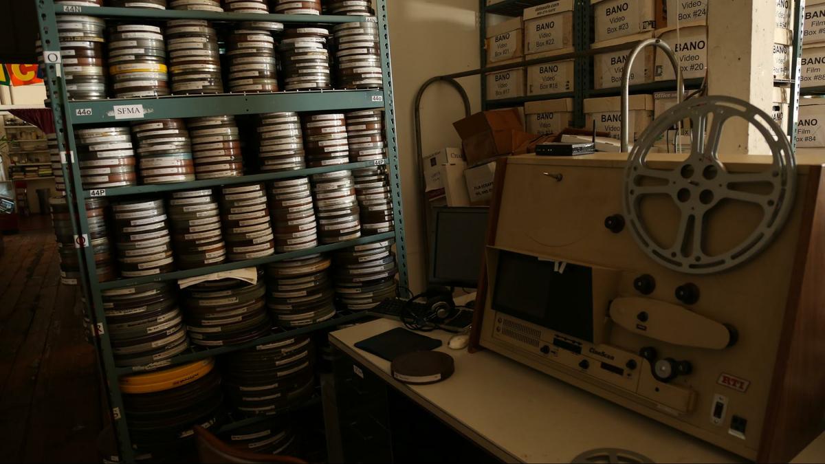 a machine with wires