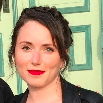 a woman with dark hair