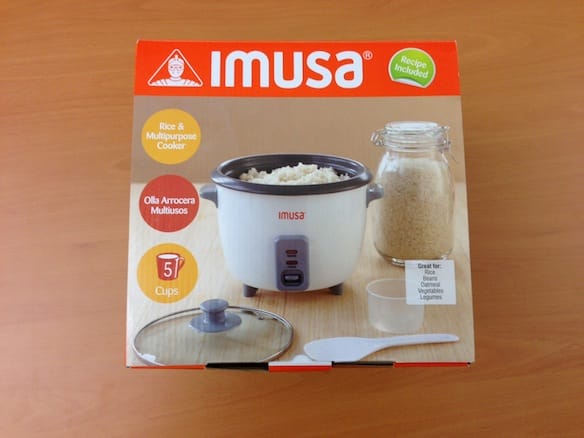 Imusa 3-Cup Rice Cooker - White
