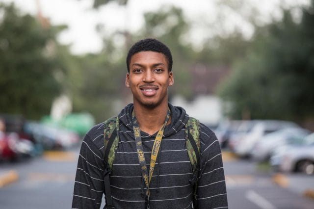 a man wearing a backpack