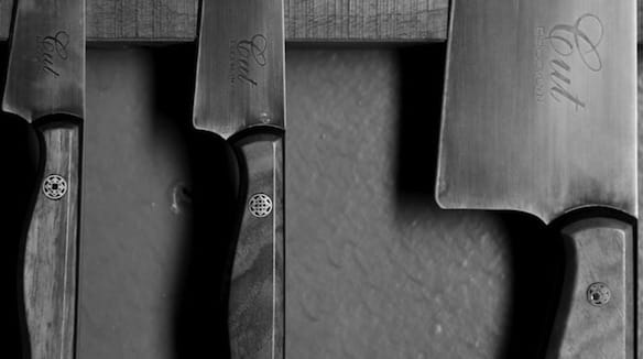 a close up of a door handle