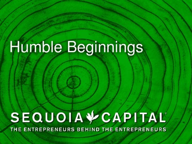 sequoia capital writing a business plan