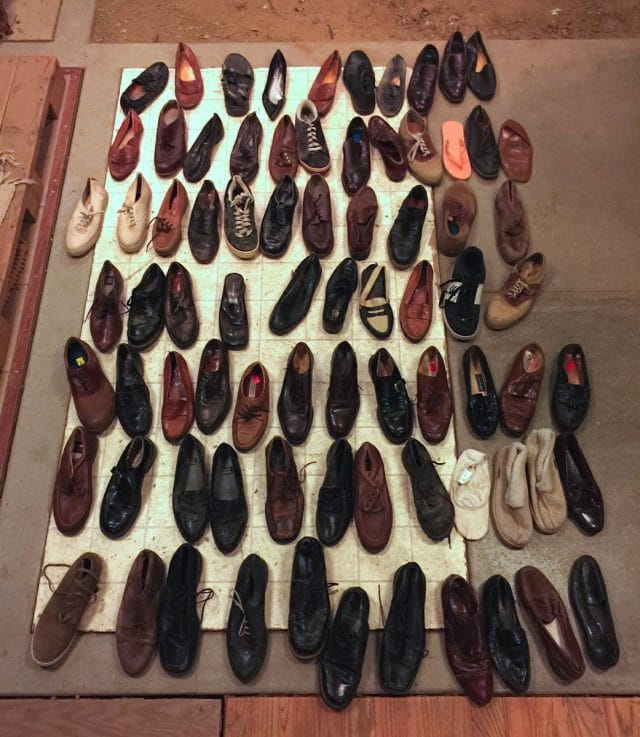 a box of shoes