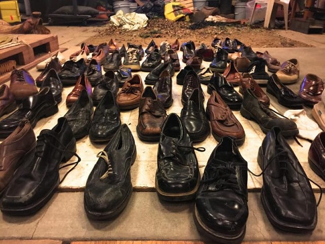 a large group of shoes