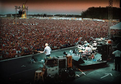 a large crowd of people at a concert